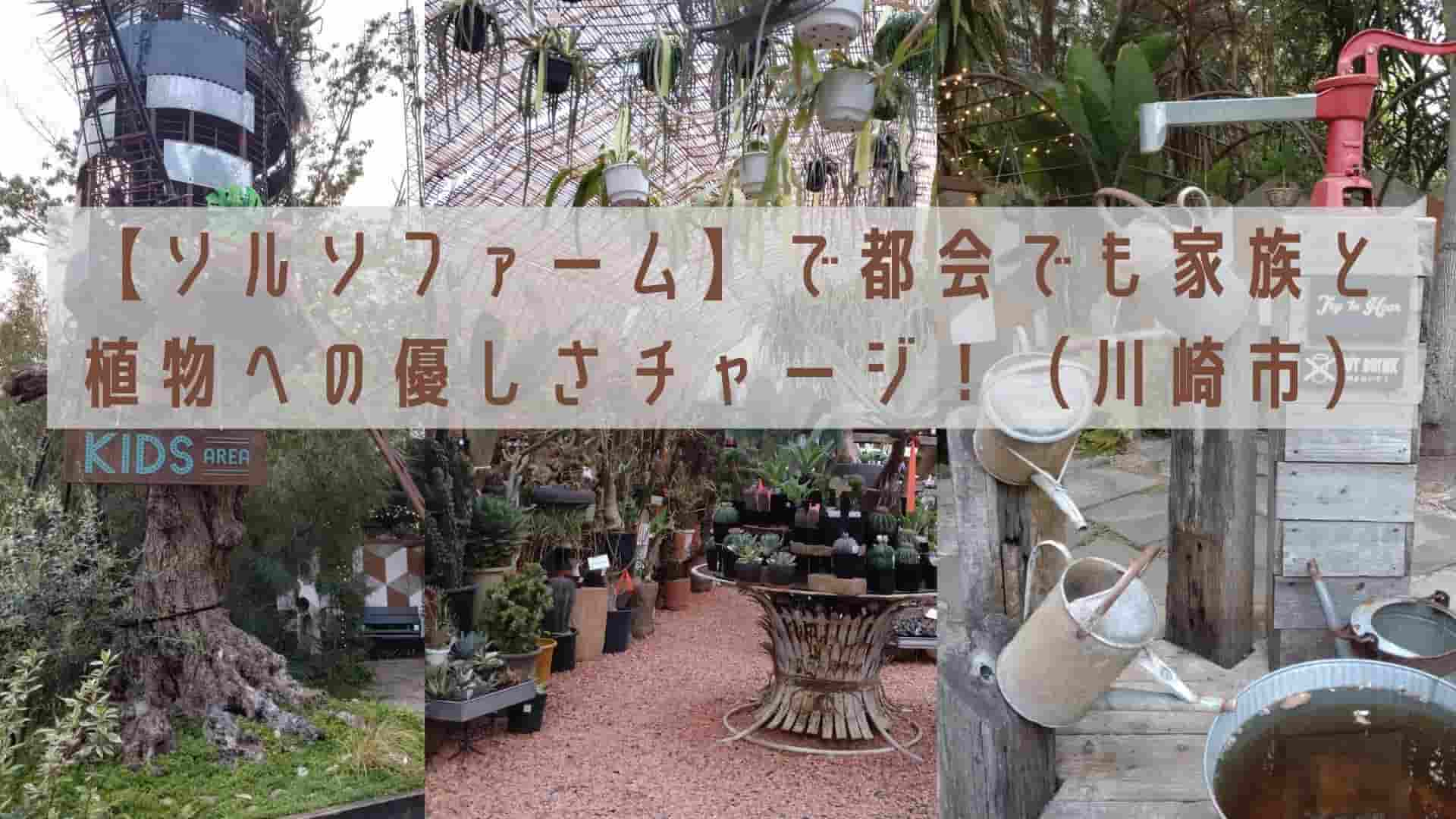 ソルソファーム で都会でも家族と植物への優しさチャージ 川崎市